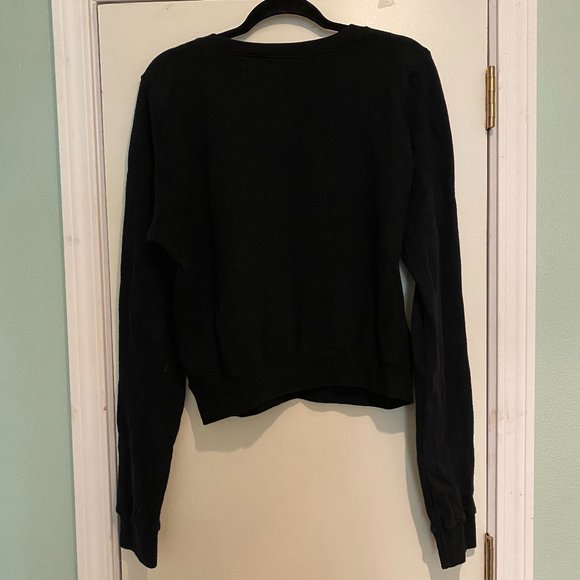 EUC - AMVi L/S Side Detail Pullover in Black - L - Picture 3 of 4